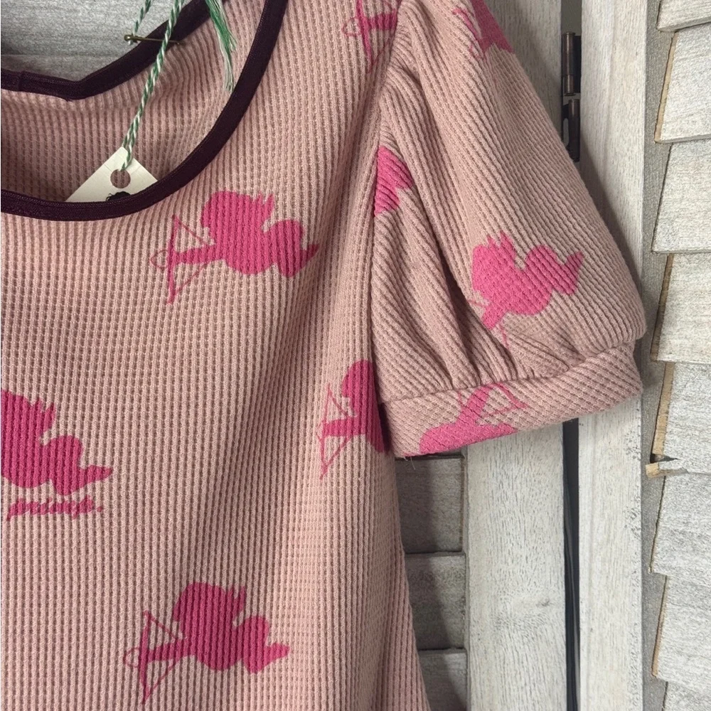 Miss Priss Cupid Pink Thermal Cupid Dress. New with tags. Size 5. Boutique